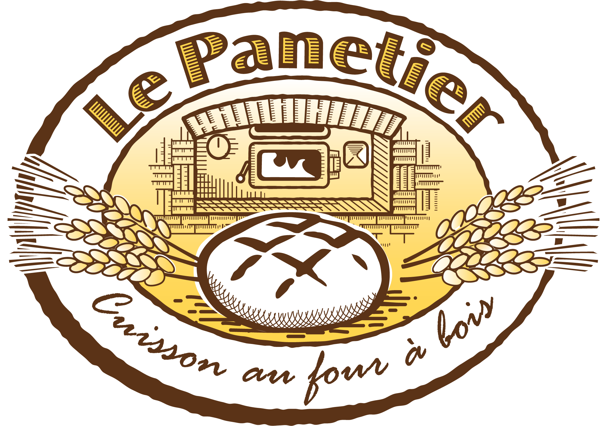 Logo Le Panetier – Cuisson au four à bois